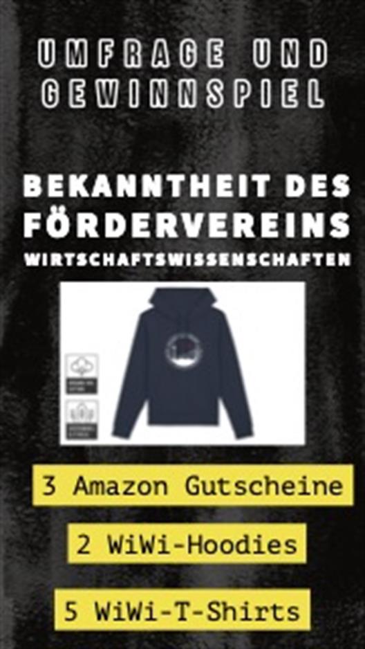 Umfrage und Gewinnspiel Förderverein